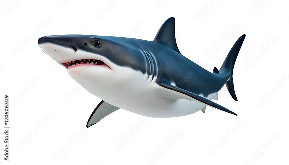 Obraz premium Shark Full Body Background