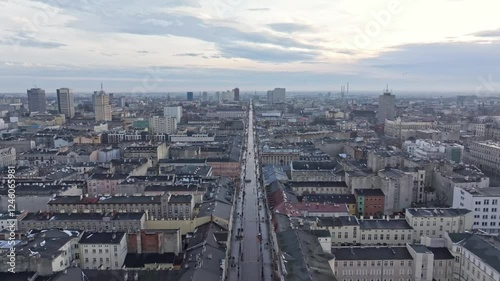 Lodz Piotrkowska Street Poland Europe Longest Street
