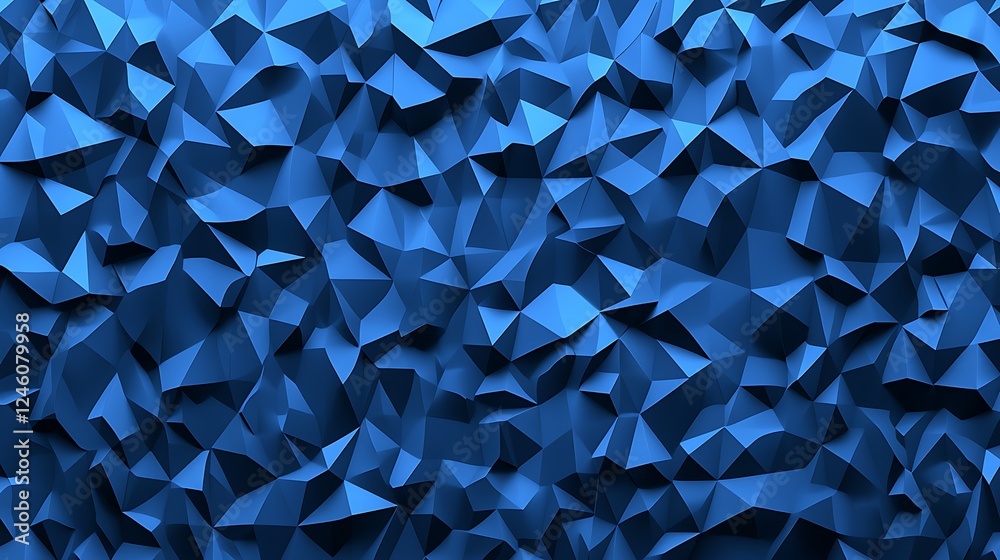 Blue abstract low-poly background texture Blue abstract low-poly background texture