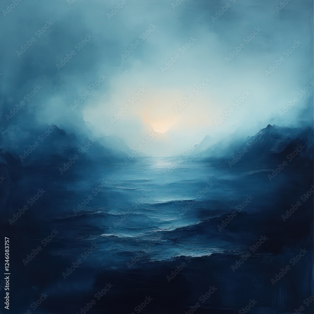 Soft Watercolor Gradient Abstract Background in Aqua and Sky Blue with Blurred Edges Soft Watercolor Gradient Abstract Background in Aqua and Sky Blue with Blurred Edges