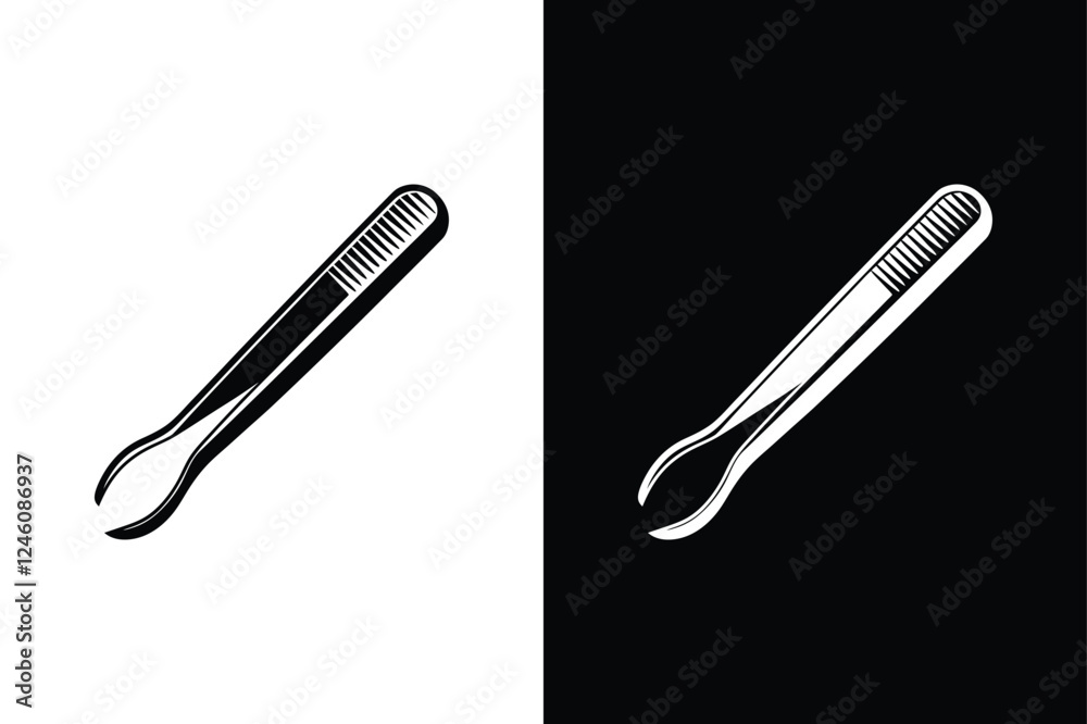 Obraz premium Editable Silhouette Icons for Surgery & Medical Applications