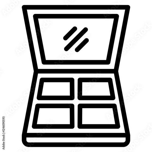 Eye Shadow Outline Icon