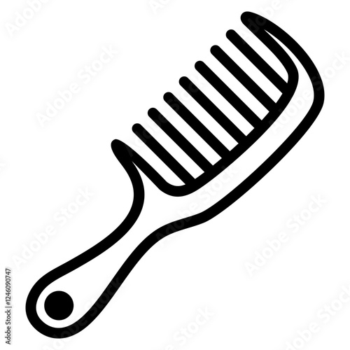 Comb Outline Icon