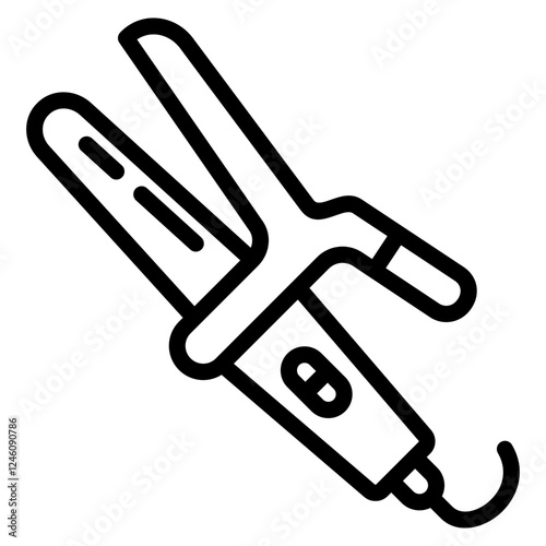 Curler Outline Icon