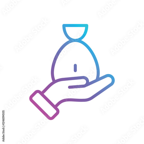 Alms vector icon