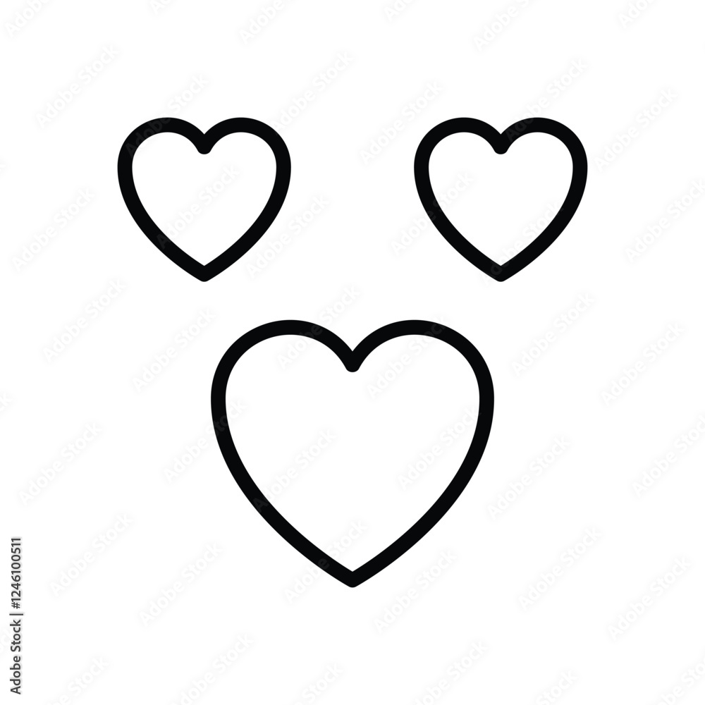 Collect Love vector icon Collect Love vector icon