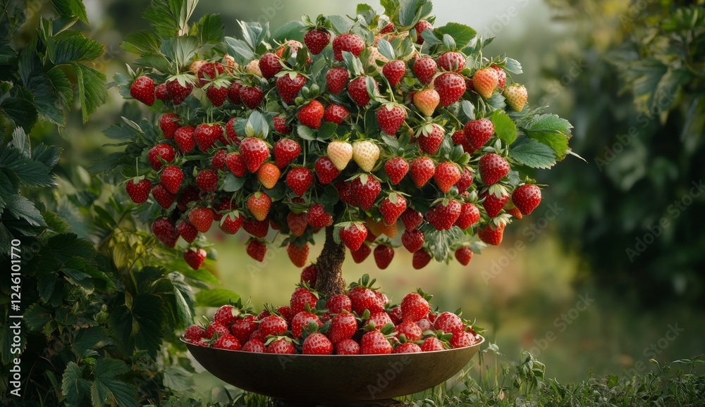 Abundant Strawberry Tree Garden Harvest Abundant Strawberry Tree Garden Harvest