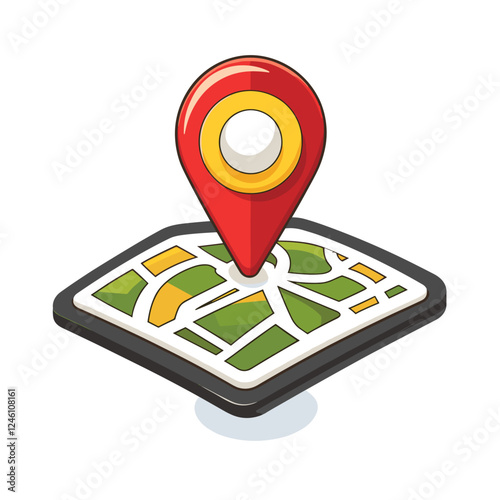 Map pin location sign icon vector illustration, locations pins marker symbol isolated on a white background