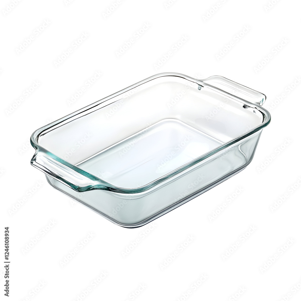 Pyre Glass Baking Dish Isolated on Transparent Background Pyre Glass Baking Dish Isolated on Transparent Background
