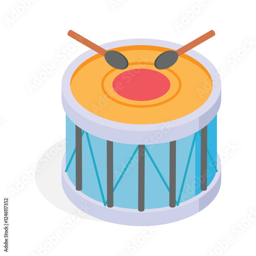 Traditional drum instrument for music and percussion sounds.