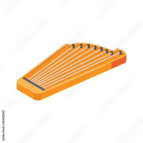 Check this amazing icon of kantele in modern style