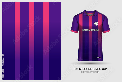 sports jersey design mockup template for football, soccer, volleyball, basketball, cycling, badminton, racing, running, e-sports