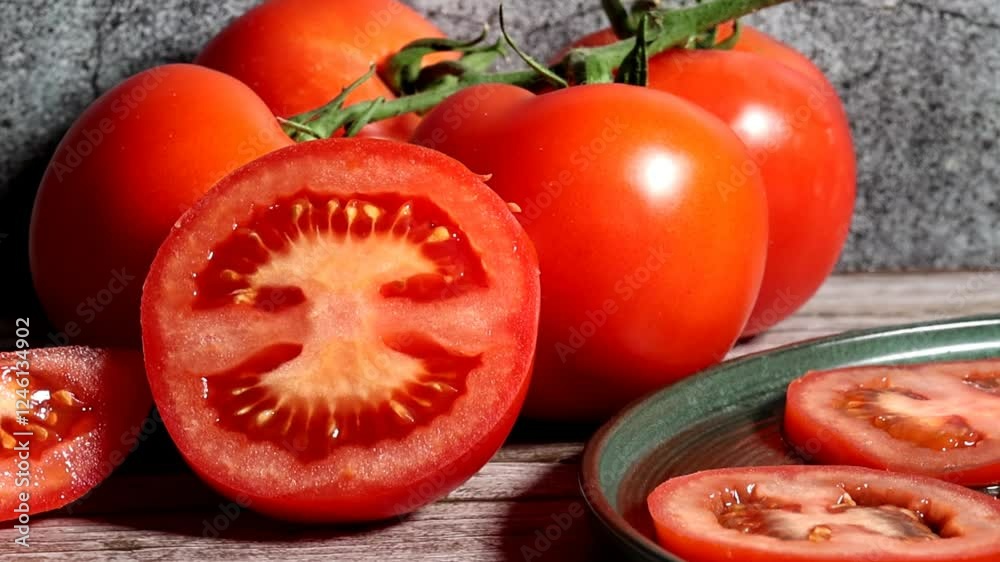 tomate cortado ramo ecologico tomate cortado ramo ecologico