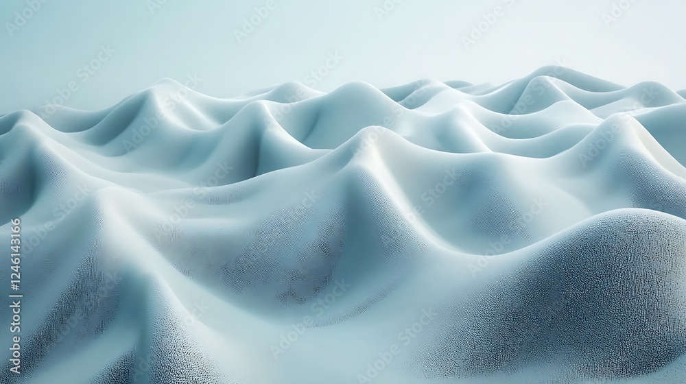Obraz premium Abstract snow landscape, winter background