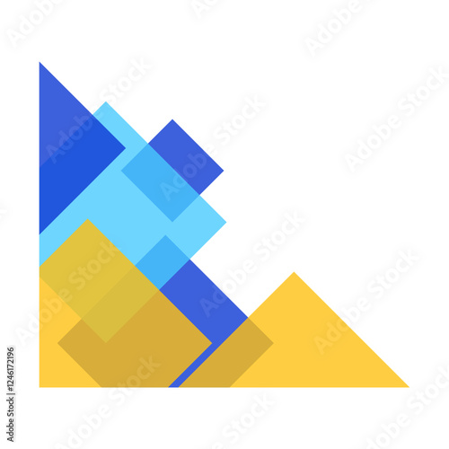 Free Download Business Geometric Corner Frame - GFXLoad