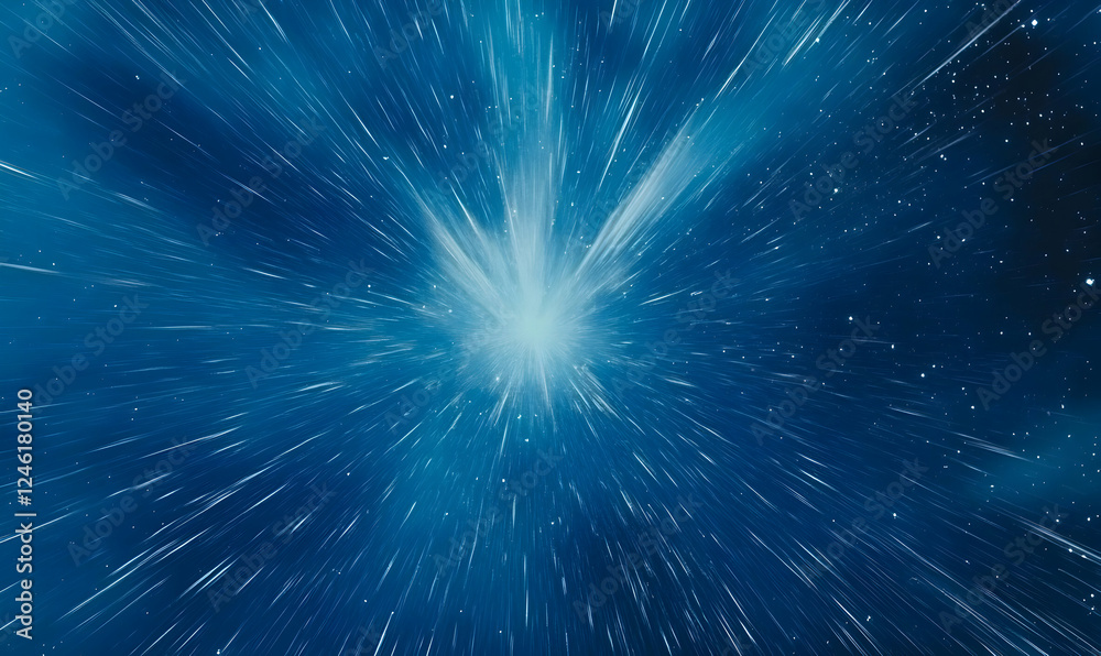 Abstract cosmic background image depicting a radiant burst of light and energy, perfect for science fiction, fantasy, or technological themes. Abstract cosmic background image depicting a radiant burst of light and energy, perfect for science fiction, fantasy, or technological themes.