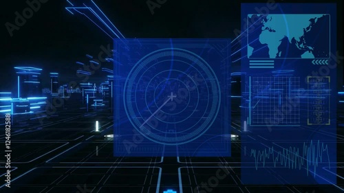 abstract digital technology background