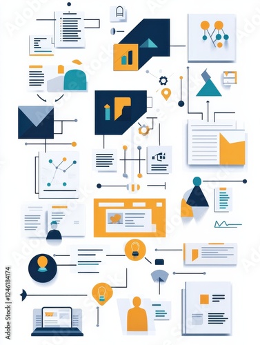 A clean, professional marketing comparison with icons representing Undifferentiated, Differentiated, Concentrated, and Micromarketing strategies photo