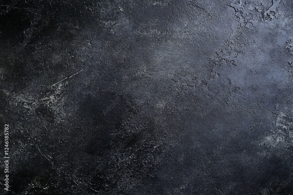 Fototapeta premium Dark textured stone background, studio shot, subtle lighting, design element