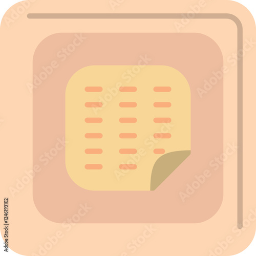 Nicotine Patch Vector Icon