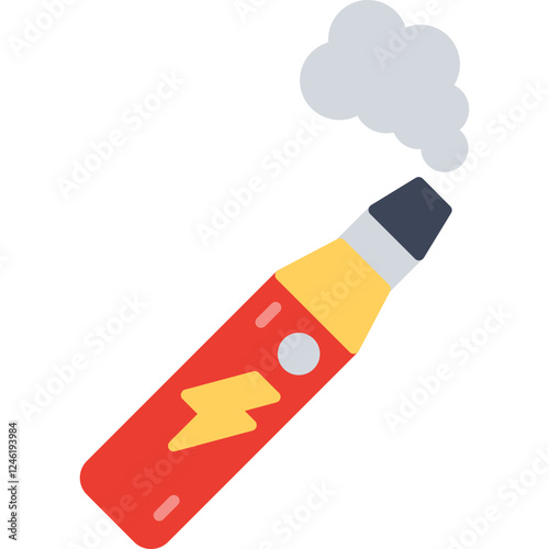 Electronic Cigarette Vector Icon