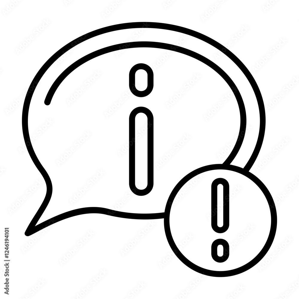Information Outline Style Icon Design Information Outline Style Icon Design