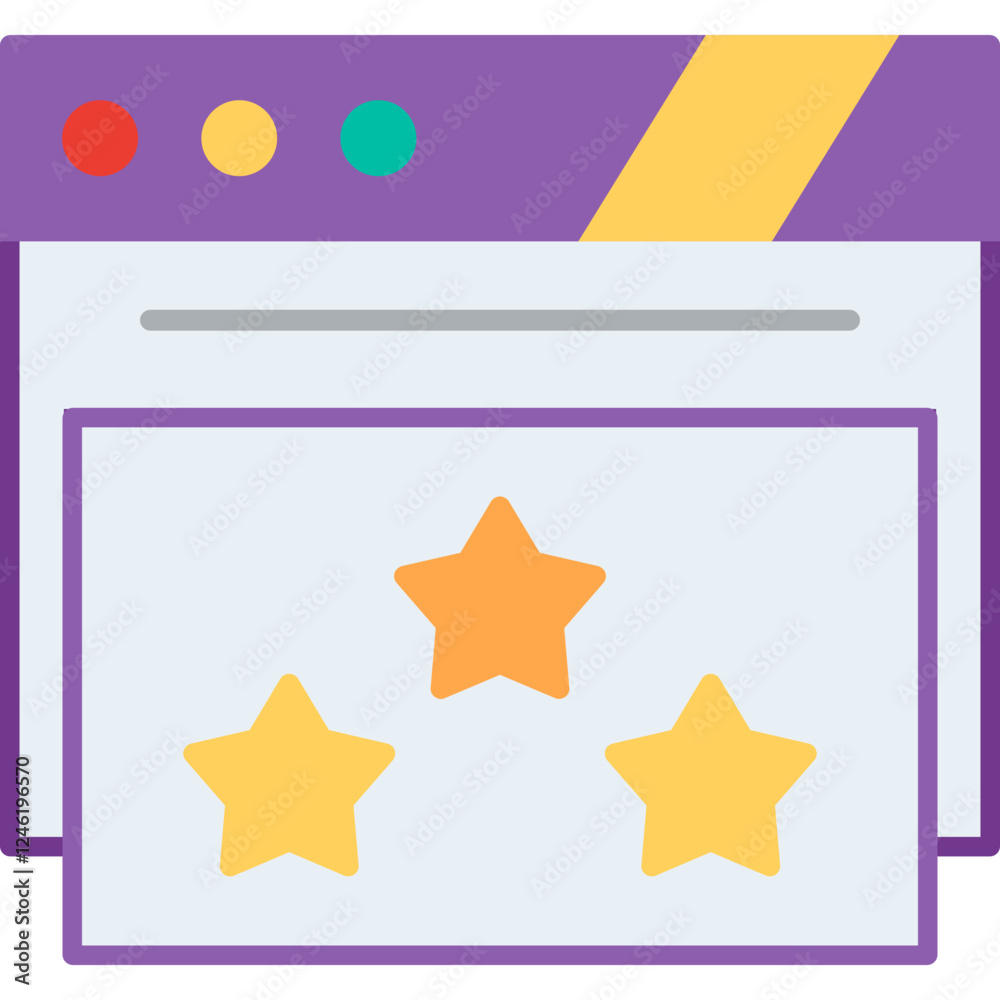 Fototapeta premium Feedback Vector Icon