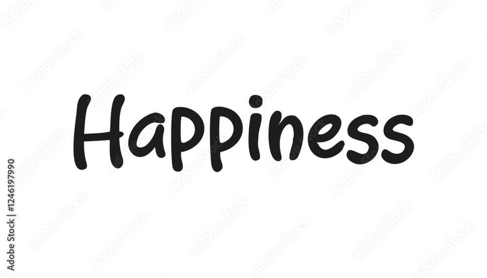 the word happiness is written in pink on a white background the word happiness is written in pink on a white background