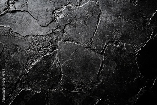 Dark textured stone wall background, studio shot (1) photo