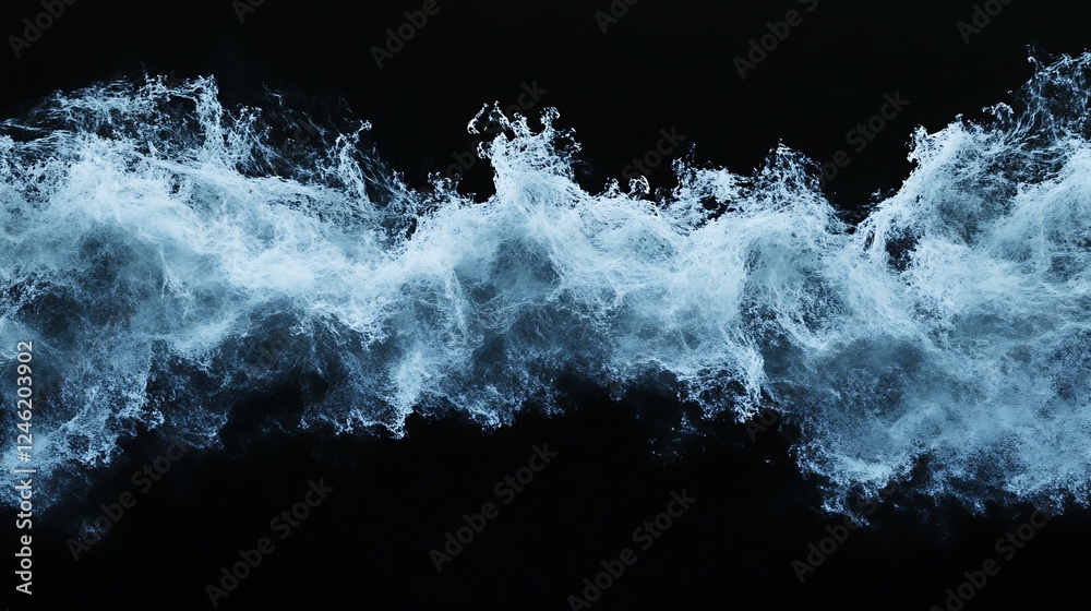 Abstract wave, dark background, design Abstract wave, dark background, design
