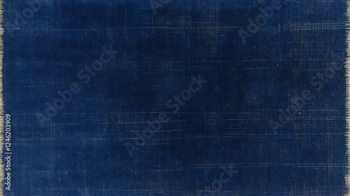 Blue textured fabric background