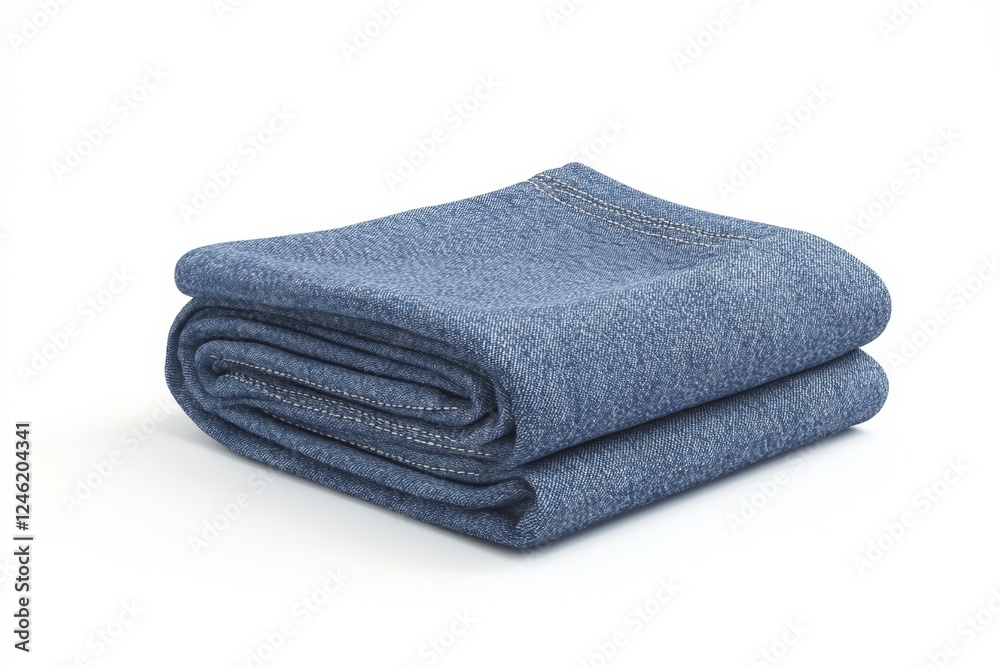 Folded Denim Blanket - A Cozy and Durable Choice Folded Denim Blanket - A Cozy and Durable Choice
