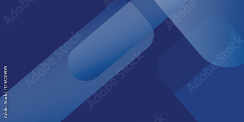 Abstract blue background with glowing geometric lines. Modern blue gradient square shape design. Futuristic technology concept. Suit for brochure, corporate, website, poster, banner, cover modern