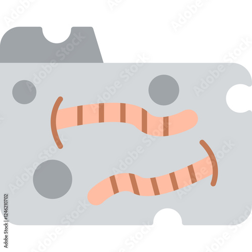 Worm Vector Icon