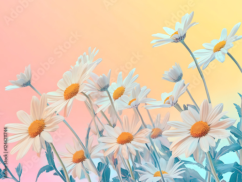 floral background with flowers