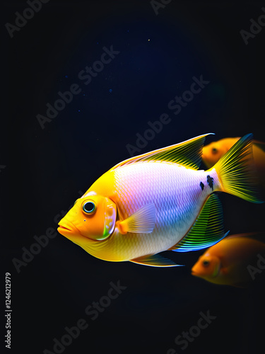 fish in aquarium photo