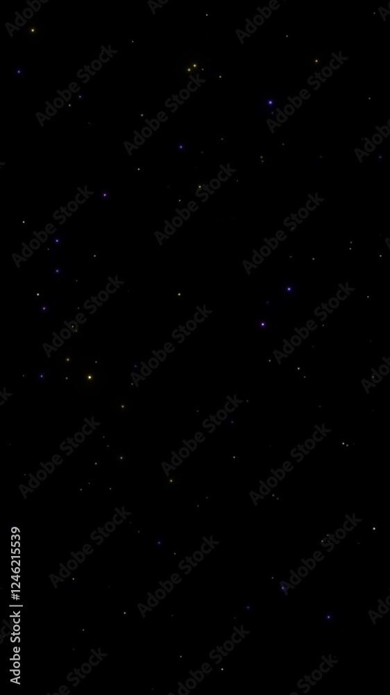 Subtle Twinkling Light Particles on Black background Subtle Twinkling Light Particles on Black background