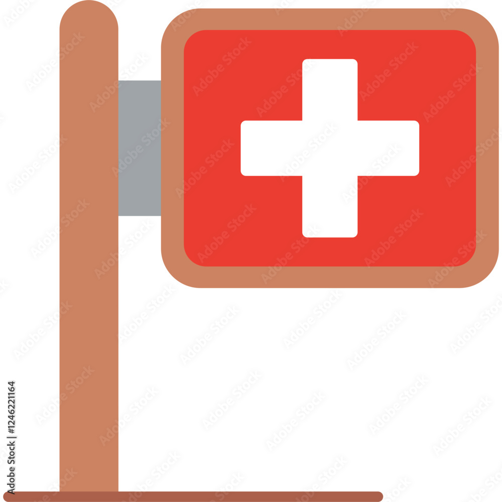 Fototapeta premium Signboard Vector Icon