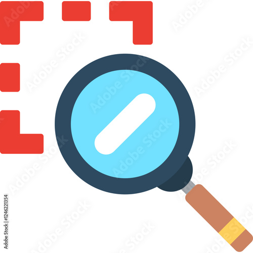 Zoom Out Vector Icon