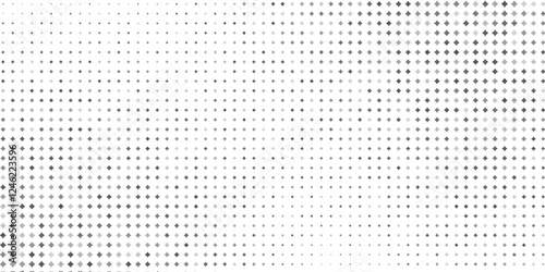 Abstract geometric pattern with small and large rhombuses. Design element for web banners, posters, cards, wallpapers, backdrops, panels Black and white color Vector illustration