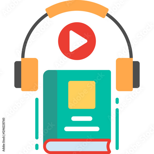 Audio Book Vector Icon