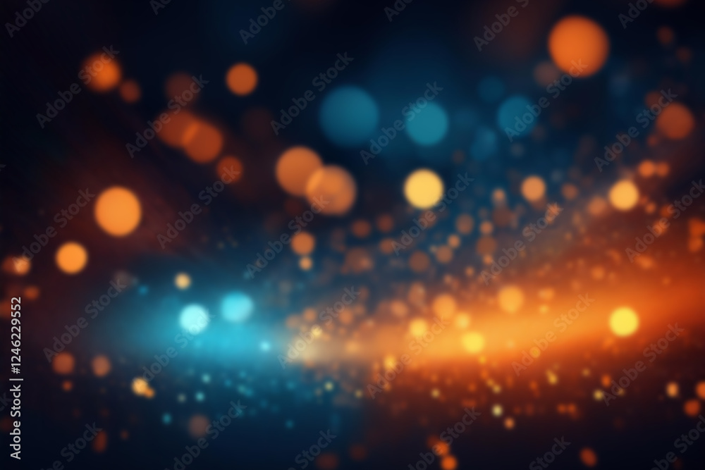 Bluried flare lights over dark background Bluried flare lights over dark background