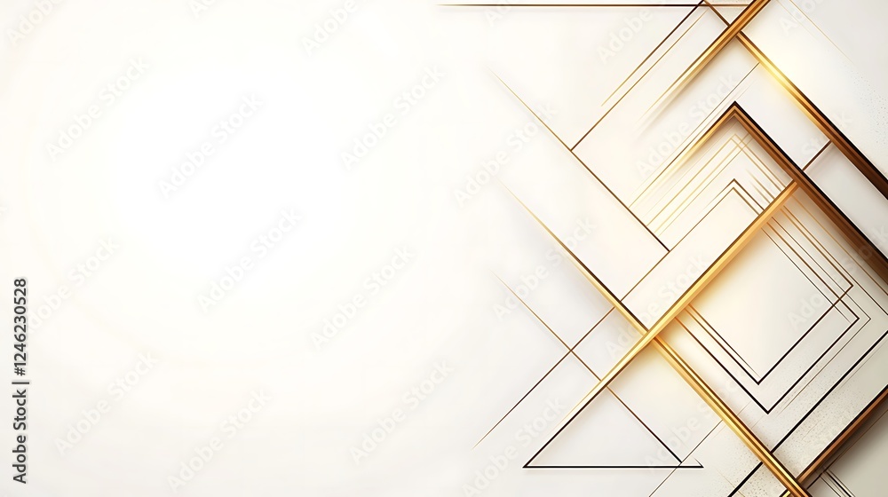 Abstract gold lines white background Abstract gold lines white background