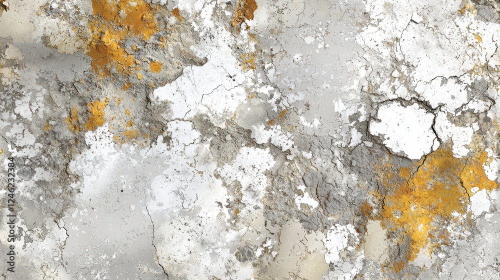 Obraz premium Textured Surface with Weathered Paint and Cracks, Abstract Background