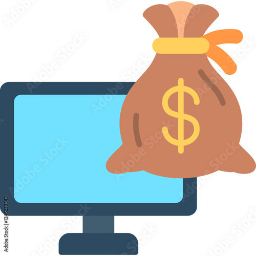 Online Loan Vector Icon