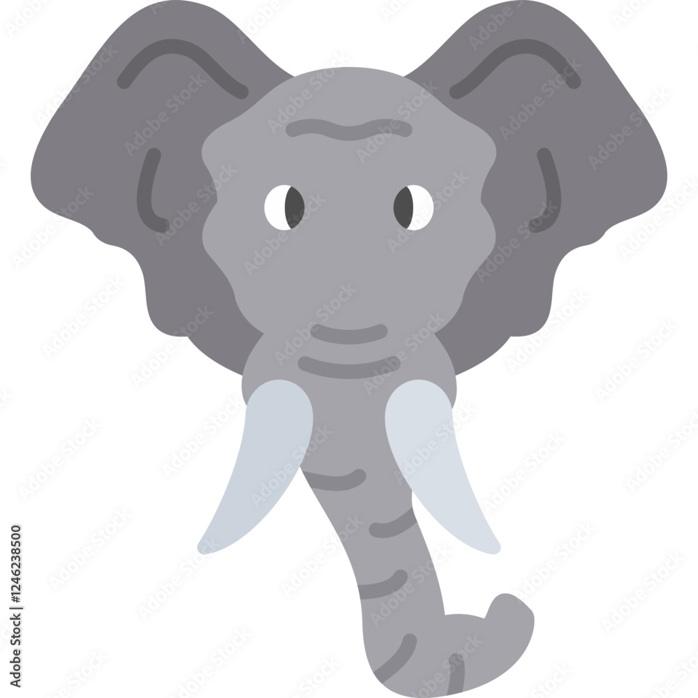 Fototapeta premium Eleplant Vector Icon