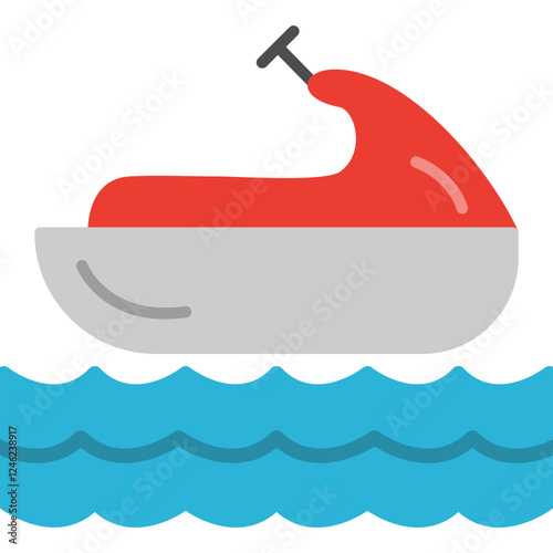 Jet Ski Vector Icon