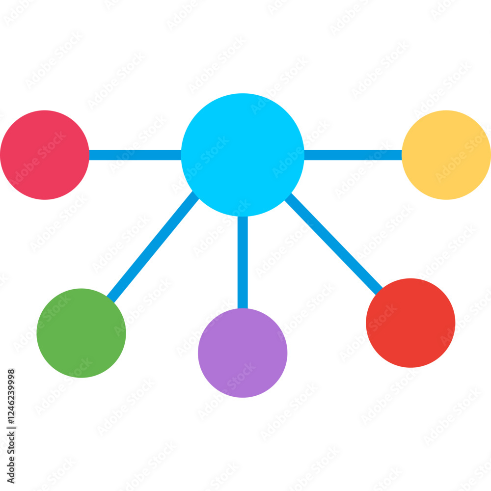 Nodes Vector Icon