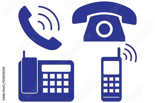 phone  call icon. phone icon set.  Phone silhouette, vector. Smartphone ringing vector. Phone icon template for app, ui and logo design. eps 888