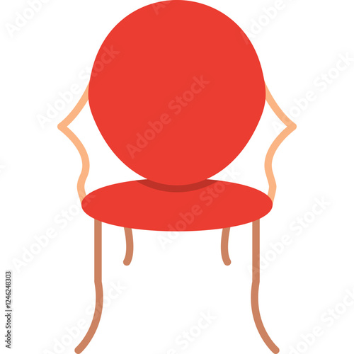 Ancient Chair Vector Icon
